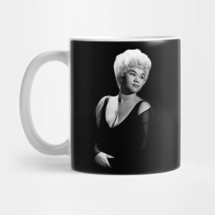 Bluesy Elegance James Retro Music Iconic Couture Threads Mug